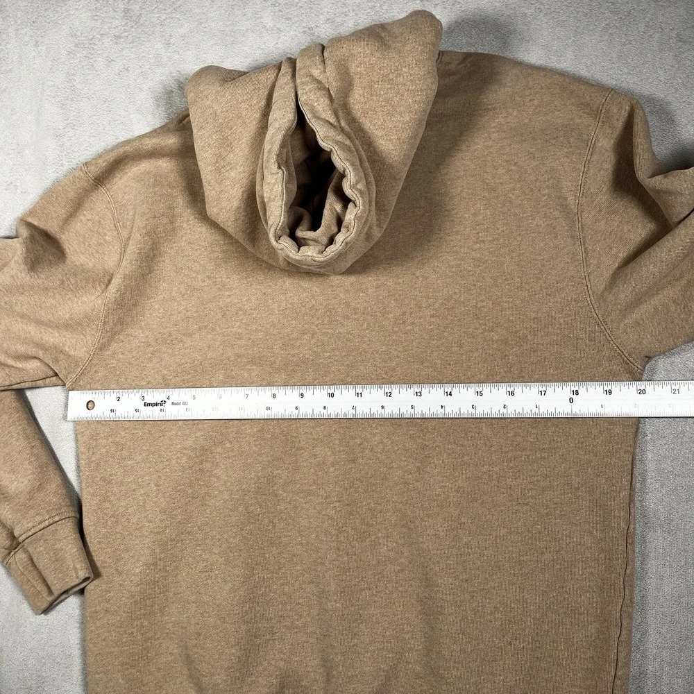 Jordan Flight Fleece Men's Small Pullover Hoodie Hemp-Heather DQ7338-201-EUC‎